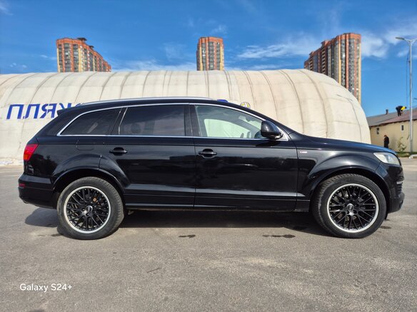 2009 Audi Q7 I (4L), чёрный, 1200000 рублей - вид 2