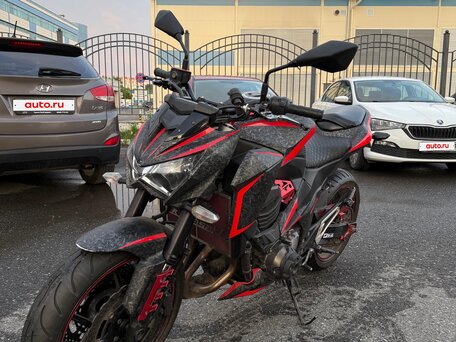 2013 Kawasaki Z 800, чёрный, 600000 рублей, вид 2