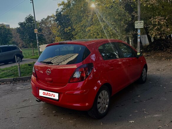 2012 Opel Corsa D Рестайлинг II, красный - вид 3