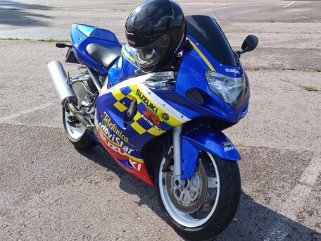 2003 Suzuki GSX-R 600, синий, 405000 рублей, вид 2