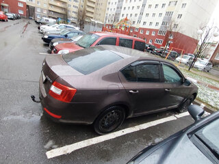 2014 Skoda Octavia III (A7), коричневый, 1200000 рублей, вид 4