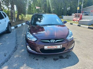 2012 Hyundai Solaris I, фиолетовый, 1100000 рублей, вид 1