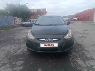 2012 Hyundai Solaris I, чёрный, 450000 рублей, вид 1