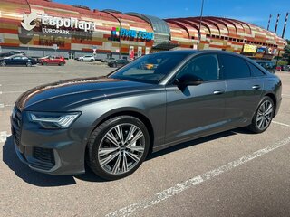 2021 Audi A6 45 TDI V (C8), серый, 6200000 рублей, вид 2