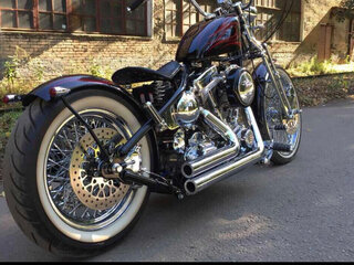2012 Harley-Davidson Springer Softail, чёрный, 2500000 рублей, вид 4