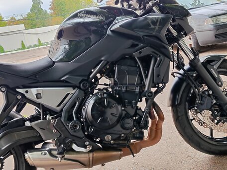 2021 Kawasaki Z 650, чёрный, 790000 рублей, вид 2