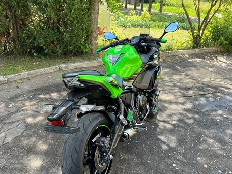 2019 Kawasaki Ninja 650, зелёный, 750000 рублей, вид 4