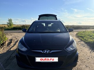2012 Hyundai Solaris I, чёрный, 520000 рублей, вид 3