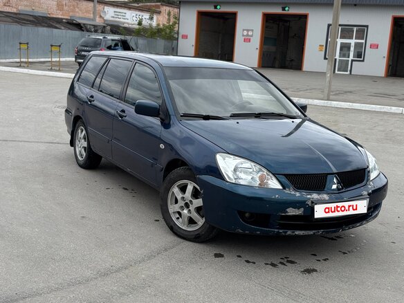 2008 Mitsubishi Lancer IX Рестайлинг, синий - вид 1