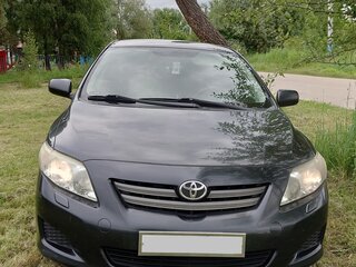 2008 Toyota Corolla X (E140, E150), чёрный, 750000 рублей, вид 3