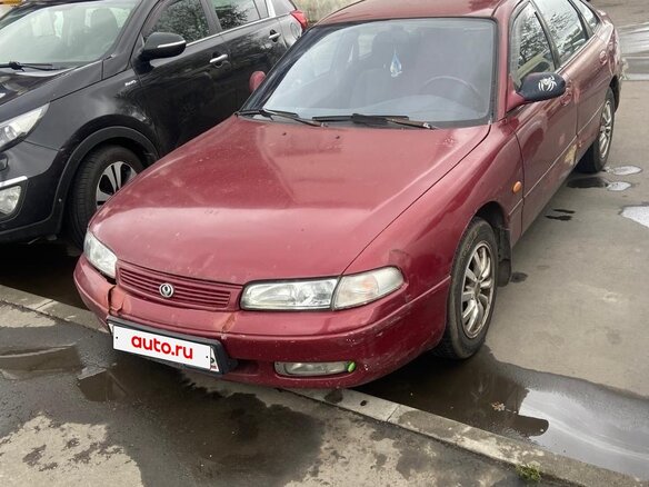 1996 Mazda 626 IV (GE), красный, 200000 рублей