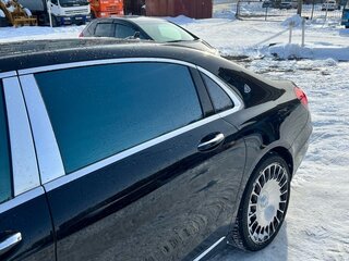 2018 Mercedes-Benz Maybach S-Класс 560 I (X222) Рестайлинг, чёрный, 4774450 рублей, вид 2