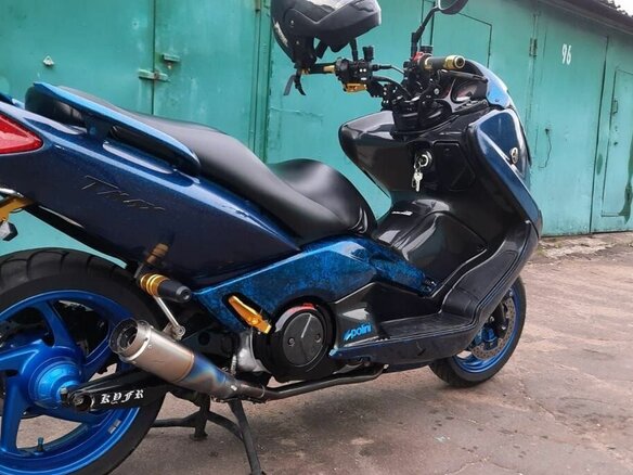 2006 Yamaha TMAX, чёрный, 400000 рублей - вид 5