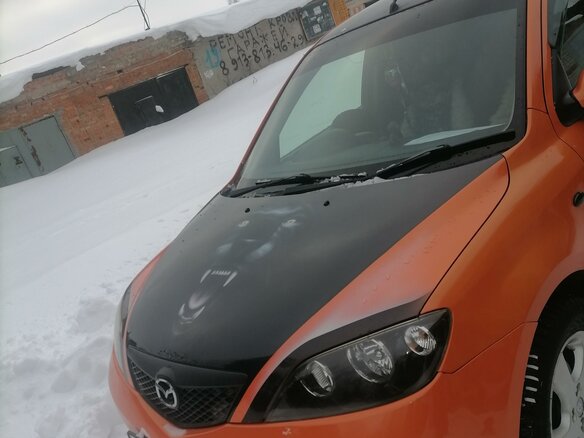 2002 Mazda Demio II (DY), оранжевый, 410000 рублей - вид 1