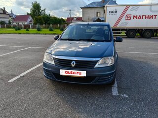 2011 Renault Logan I Рестайлинг, синий, 380000 рублей, вид 2