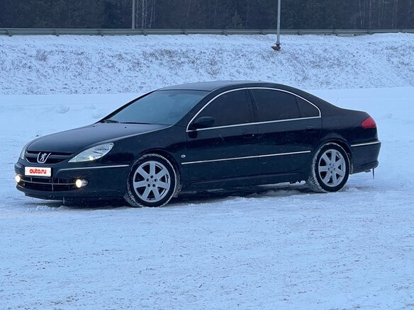 2005 Peugeot 607 I Рестайлинг, чёрный - вид 6