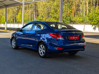 2012 Hyundai Solaris I, синий, 799900 рублей, вид 5