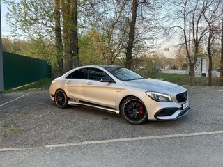 2017 Mercedes-Benz CLA AMG 45 AMG I (C117, X117) Рестайлинг, серебристый, 2650000 рублей, вид 5