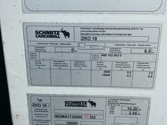 2010 Schmitz Cargobull ZKO, белый, 1100000 рублей - вид 5