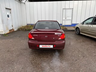 2006 Kia Spectra I Рестайлинг 2, красный, 160000 рублей, вид 4