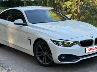 2018 BMW 4 серии 420d F32/F33/F36 Рестайлинг, белый, 3190000 рублей, вид 3