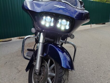 2006 Harley-Davidson Road Glide, синий, 1200000 рублей, вид 3