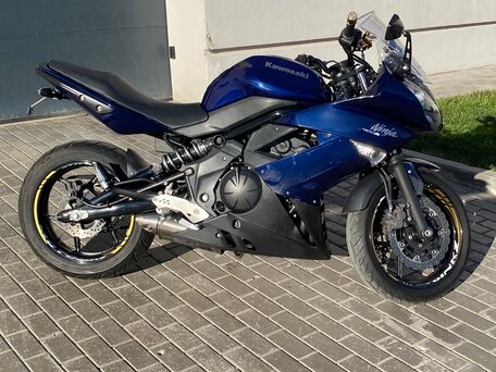 2012 Kawasaki ER-4F (Ninja 400R), синий, 445000 рублей, вид 2