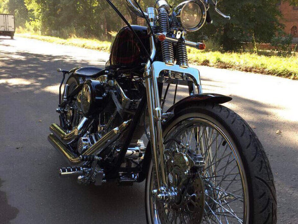 2012 Harley-Davidson Springer Softail, чёрный, 2500000 рублей - вид 2