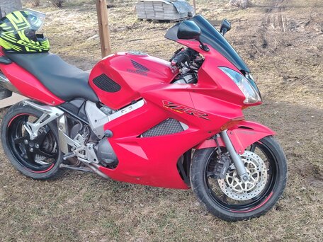 2003 Honda VFR 800, красный, 400000 рублей, вид 2