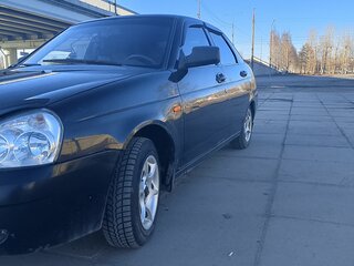 2010 Lada (ВАЗ) Priora I, чёрный, 220000 рублей, вид 1
