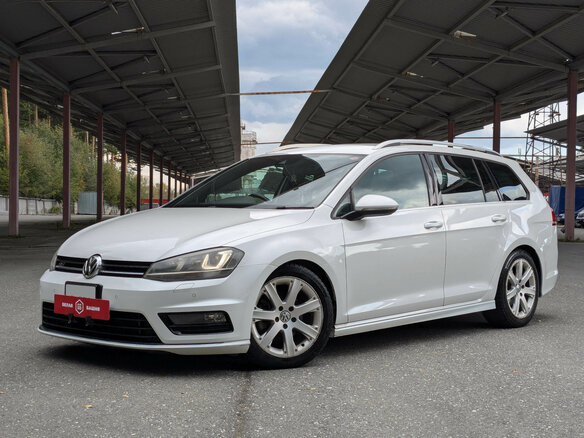 2014 Volkswagen Golf VII, белый - вид 3