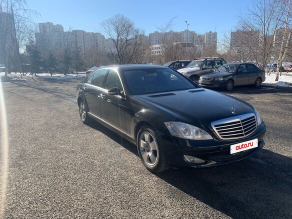 2008 Mercedes-Benz S-Класс 350 V (W221), чёрный, 1500000 рублей - вид 2