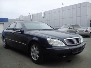 2000 Mercedes-Benz S-Класс 600 Long IV (W220), синий, 3000000 рублей, вид 1