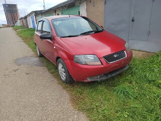 2007 Chevrolet Aveo I, красный, 129999 рублей, вид 3