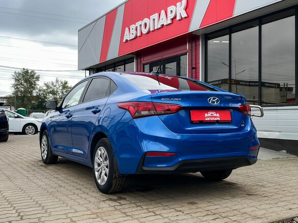 2018 Hyundai Solaris II, синий - вид 5