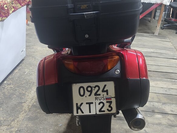1999 Honda NT650V Deauville, красный, 350000 рублей - вид 9