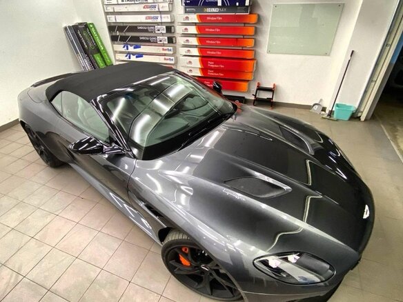2019 Aston Martin DBS Volante III, серый - вид 13