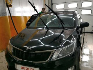2014 Kia Rio III, чёрный, 830000 рублей, вид 1