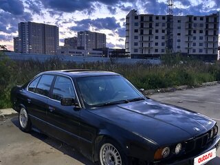 1989 BMW 5 серии 520i III (E34), чёрный, 120000 рублей, вид 1