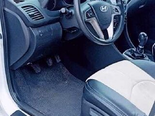 2015 Hyundai Solaris I Рестайлинг, белый, 870000 рублей, вид 3