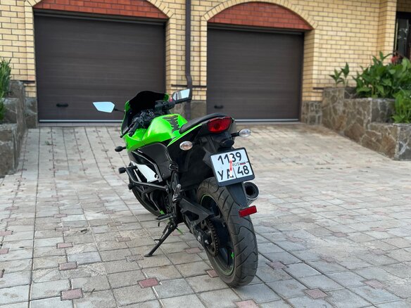 2009 Kawasaki Ninja 250R, зелёный, 350000 рублей - вид 4