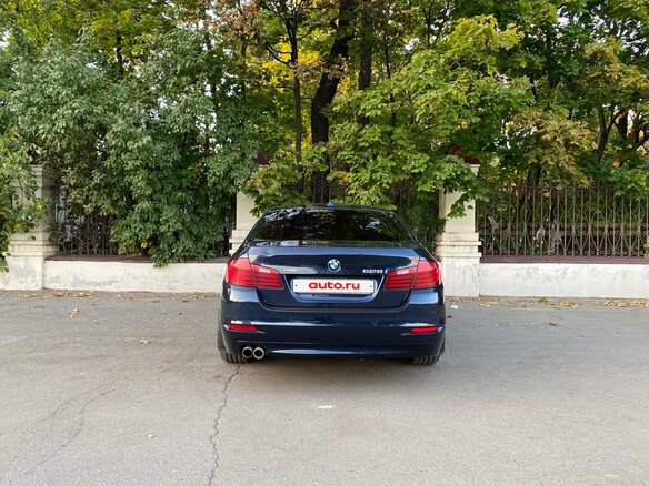 2013 BMW 5 серии 528i xDrive VI (F10/F11/F07) Рестайлинг, синий - вид 5