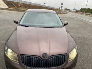 2014 Skoda Octavia III (A7), коричневый, 1250000 рублей, вид 3