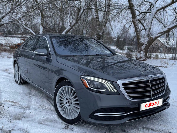 2018 Mercedes-Benz S-Класс 560 VI (W222, C217) Рестайлинг, серый, 4262643 рублей - вид 2