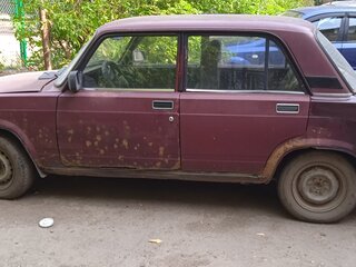 2003 Lada (ВАЗ) 2107, пурпурный, 100000 рублей, вид 2