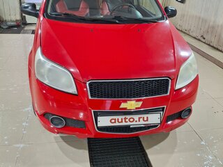 2008 Chevrolet Aveo I Рестайлинг, красный, 380000 рублей, вид 1