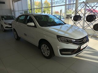 2023 Lada (ВАЗ) Vesta I Рестайлинг (NG), белый, 1550900 рублей, вид 4