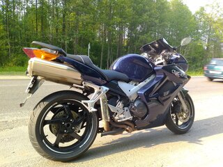 2007 Honda VFR 800, синий, 460000 рублей, вид 1