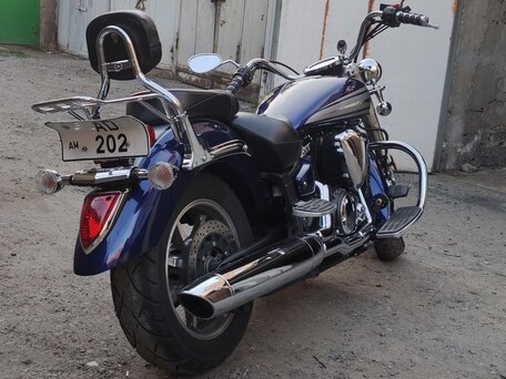 2008 Yamaha XVS1300, синий, 1150000 рублей, вид 3