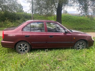 2008 Hyundai Accent ТагАЗ II, красный, 330000 рублей, вид 5